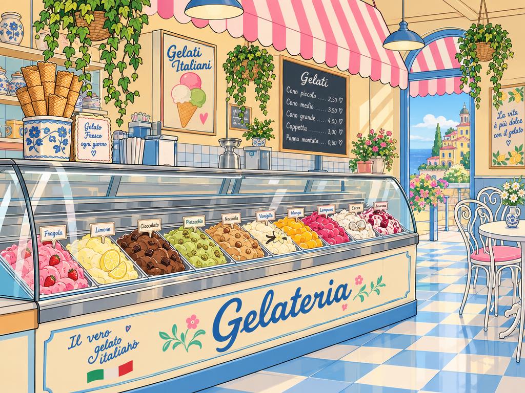 Mood, gelato shop